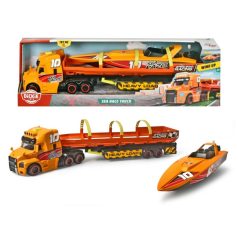 Dickie Toys - Versenycsónakot szállító kamion