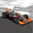 Dickie Toys Formula Racer Team PULSE versenyautó