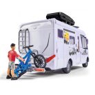 Dickie Toys - Mercedes Hymer lakóautó kempingező szett