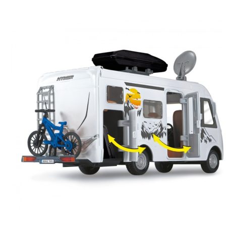 Dickie Toys - Mercedes Hymer lakóautó kempingező szett