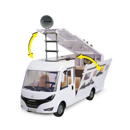 Dickie Toys - Mercedes Hymer lakóautó kempingező szett