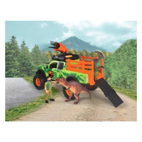 Dickie Toys - Ford raptor dinóvadász terepjáró játékszett