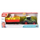 ABC Fendti Animal Trailer - Állatszállító traktor utánfutóval és tehénfigurával