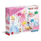 Clementoni 20813 My first SuperColor Puzzle - Disney hercegnők 4 az 1-ben