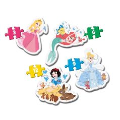   Clementoni 20813 My first SuperColor Puzzle - Disney hercegnők 4 az 1-ben