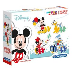   Clementoni 20819 My first SuperColor Puzzle - Mickey és barátai 4 az 1-ben