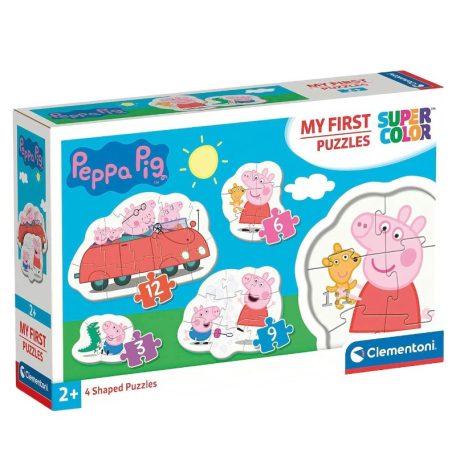 Clementoni 20829 My First Super Color 4 az 1-ben puzzle - Peppa malac