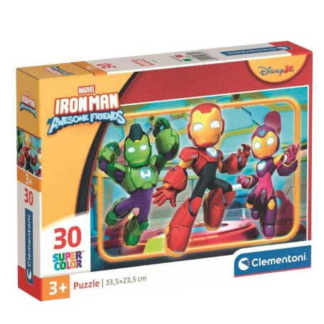 Clementoni 20839 Super Color Disney Junior puzzle - Vasember és lenyűgöző barátai (30 db)