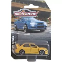 Majorette Blister Japan Prime 15 - Mitsubishi Evo (sárga)