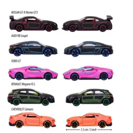 Majorette - Light Racer 5 db-os kisautó játékszett