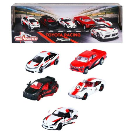 Majorette Toyota Racing Giftpack 5 db-os versenyautó ajándékszett