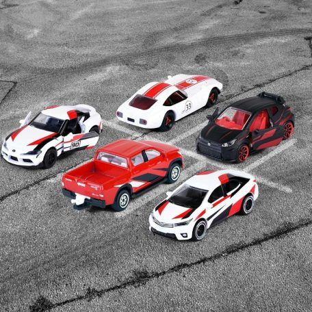 Majorette Toyota Racing Giftpack 5 db-os versenyautó ajándékszett
