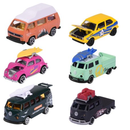 Majorette Volkswagen The Originals Premium Cars - VW T1 kisautó (fekete)