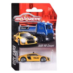 Majorette City Cars - Audi R8 Coupé kisautó