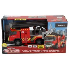   Majorette SOS Set - Volvo tűzoltó kamion fénnyel és hanggal (19 cm)