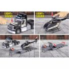 Majorette Mack Granite kamion és Airbus Police rendőrségi helikopter szett