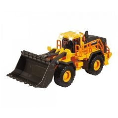   Majorette Construction Set- Volvo homlokrakodó jármű fénnyel és hanggal (21 cm)