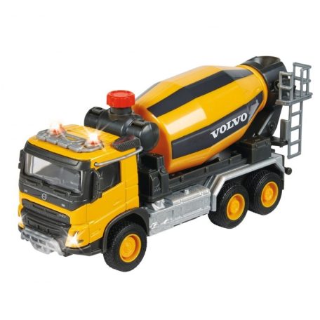 Majorette Construction Set - Volvo Beton Mixer teherautó fénnyel és hanggal (19 cm)