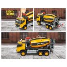 Majorette Construction Set - Volvo Beton Mixer teherautó fénnyel és hanggal (19 cm)