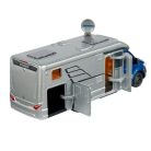 Majorette City Set - Mercedes Hymer B-osztályú kemping autó fénnyel és hanggal (19 cm)