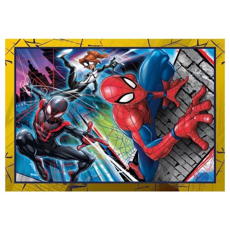 Clementoni 21515 Super Color 4 az 1-ben puzzle - Pókember (12, 16, 20 és 24 db)