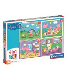 Clementoni 21516 Super Color 4 az 1-ben puzzle Peppa malac