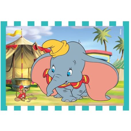 Clementoni 21523 Super Color 4 az 1-ben puzzle - Disney klasszikusok (12, 16, 20, 24 db)