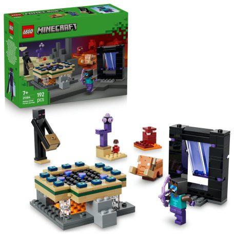 LEGO Minecraft 21584 Utazás az Alvilág kapujához és a Végportálhoz