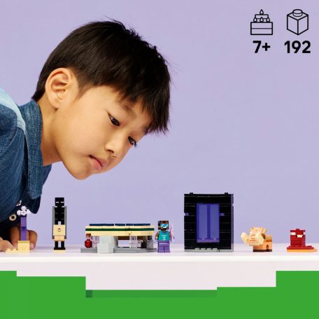 LEGO Minecraft 21584 Utazás az Alvilág kapujához és a Végportálhoz