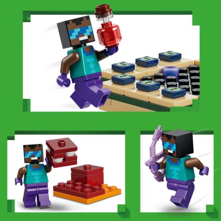 LEGO Minecraft 21584 Utazás az Alvilág kapujához és a Végportálhoz