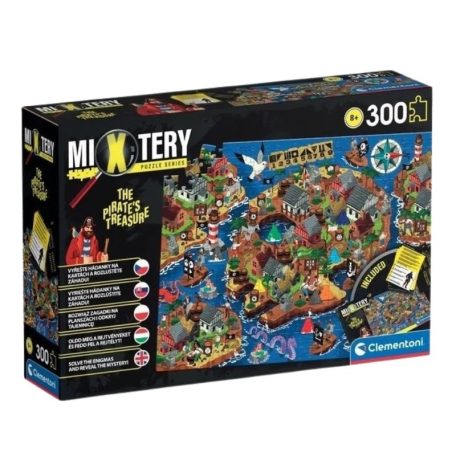 Clementoni Mixtery Puzzle 21713 A Kalóz kincse (300 db)