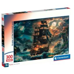   Clementoni 21738 Super puzzle - A kísértetjárta tengerek kalózai (300 db)