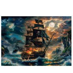   Clementoni 21738 Super puzzle - A kísértetjárta tengerek kalózai (300 db)