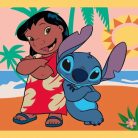 Clementoni 21745 Super Color 4 az 1-ben puzzle - Disney Stitch