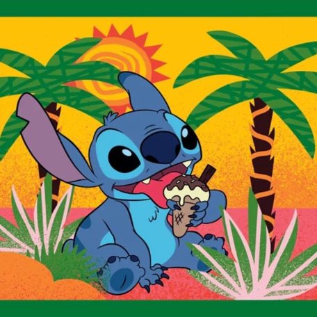 Clementoni 21745 Super Color 4 az 1-ben puzzle - Disney Stitch