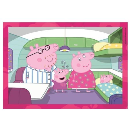 Clementoni 21751 Super Color 4 az 1-ben puzzle - Peppa malac (12, 16, 20 és 24 db)