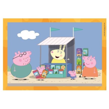 Clementoni 21751 Super Color 4 az 1-ben puzzle - Peppa malac (12, 16, 20 és 24 db)