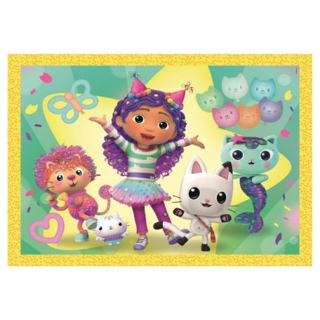 Clementoni 21752 Super Color 4 az 1-ben puzzle - Gabi babaháza (12, 16, 20 és 24 db)