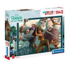   Clementoni 23750 SuperColor Maxi Puzzle - Raya és az utolsó sárkány (104 db)