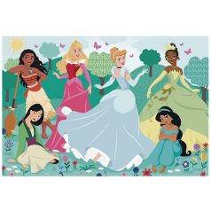   Clementoni 23767 Super Color Maxi Puzzle - Disney Hercegnők (104 db)