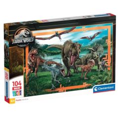   Clementoni 23770 Super Color Maxi Puzzle - Jurassic World (104 db)