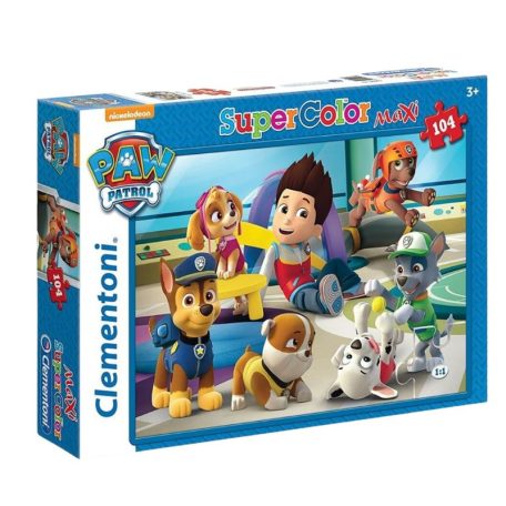 Clementoni 23970 Super Color Maxi Puzzle - Mancs Őrjárat (104 db)