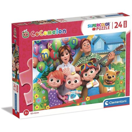 Clementoni 24227 SuperColor Maxi Puzzle - CoComelon család (24 db)