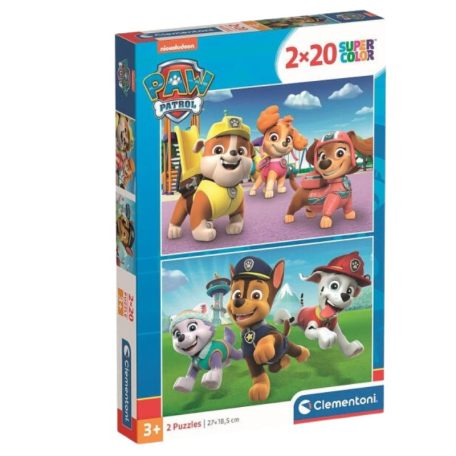 Clementoni 24800 Super Color puzzle - A mancs őrjárat (2x20 db)