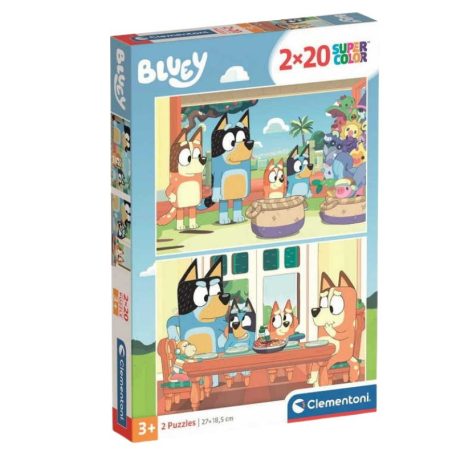 Clementoni 24807 Super Color puzzle - Bluey (2x20 db)