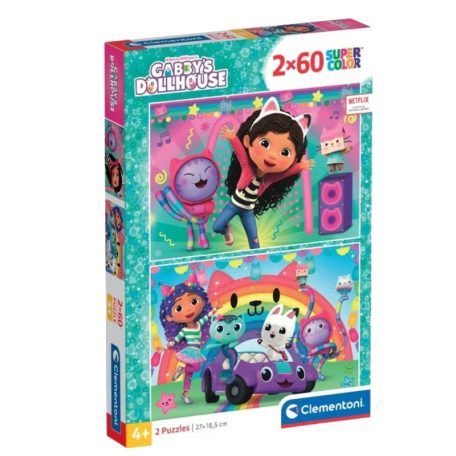 Clementoni 24819 Super Color puzzle - Gabi babaháza (2x60 db)