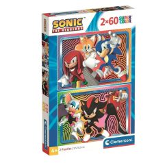 Clementoni 24821 Super Color puzzle - Sonic (2x60 db)