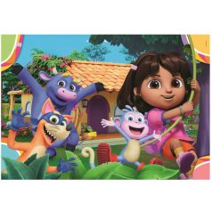   Clementoni 24827 Super Color puzzle - Dóra, a felfedező (2x20 db)