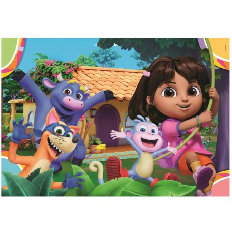 Clementoni 24827 Super Color puzzle - Dóra, a felfedező (2x20 db)