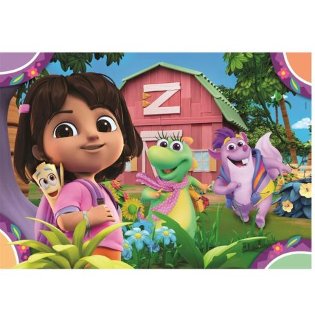 Clementoni 24827 Super Color puzzle - Dóra, a felfedező (2x20 db)